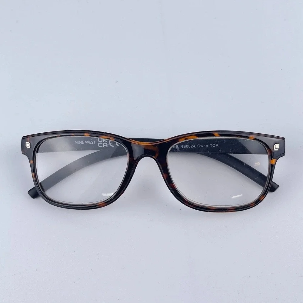 Nine West NS0624 Womens Eyeglasses Frame Black Plastic Full Rim 51-18-138mm‎